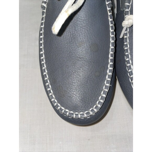 Cole Haan Grand O’s Men’s Driving Mocs Size 13 M Gray Leather Going Out Party - Picture 8 of 12